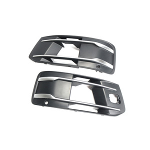 Encadrements de phares antibrouillard Audi Q7, panneaux de garniture de calandre inférieure du pare-chocs avant, ABS à clipser, modèles 2016-2019 - Product Image 4