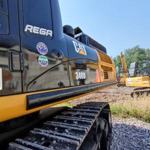 Utilisé pour l'excavatrice sur chenilles hydraulique 340DL modèle 2022, moteur diesel avec moteur et pompe en provenance du Japon - Product Image 2