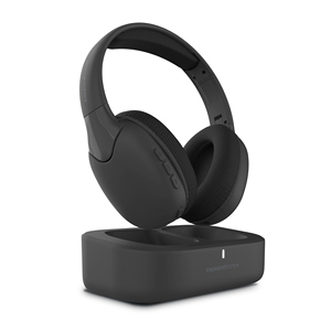 SoundReel TV - Casque audio pour téléviseur avec base de charge et connexion RF - Product Image 1