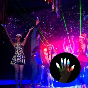 Đèn chiếu tia laser ngón tay dùng trong tiệc lễ hội, nhiều mẫu mã, đồ chơi đèn laser ngón tay, gói 50 chiếc - Product Image 6