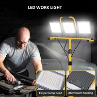 Lampu sorot darurat untuk berkemah, lampu sorot darurat LED portabel 90W, lampu kerja untuk rumah mobil, toko Perbaikan
