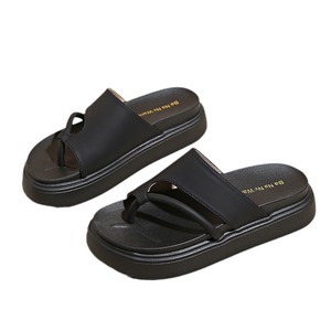 รองเท้าแตะพื้นหนาสำหรับผู้หญิง, <span class=keywords><strong>2025</strong></span>แฟชั่นระดับไฮเอนด์ใหม่รองเท้าแตะผู้หญิงกันลื่น - Product Image 1