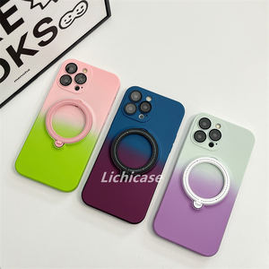 Funda de teléfono con soporte oculto magnético degradado Lichicase para Xiaomi <span class=keywords><strong>Redmi</strong></span> <span class=keywords><strong>Note</strong></span> <span class=keywords><strong>12</strong></span> <span class=keywords><strong>Pro</strong></span>, funda a prueba de golpes - Product Image 4