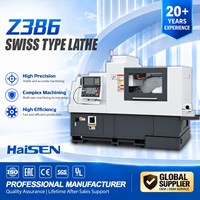 Z386 Tour CNC Suisse 6 axes à tête mobile pour tournage rapide, fraisage, perçage et alésage de précision, prix de gros