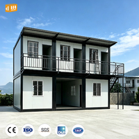 Maison préfabriquée extensible DM, unité de logement portable, bâtiment modulaire résistant aux intempéries pour ferme hors réseau, champ, bureau, camp