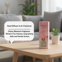 Diffuseur de parfum en verre écologique aux senteurs de fleurs de cerisier, 90 ml, non toxique, pour la maison, le bureau, la chambre, cadeaux pour femmes, Odorkey