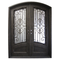 1 boîte de portes en fer, modèle chinois