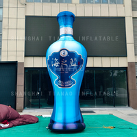 Bouteille d'Esprit Gonflable Bouteille de Vin Gonflable Modèle de Bouteille Gonflable pour la Publicité ou la Décoration