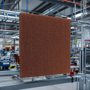 Panel <span class=keywords><strong>de</strong></span> Enfriamiento Evaporativo <span class=keywords><strong>de</strong></span> Papel Kraft con Estructura <span class=keywords><strong>de</strong></span> Panal para Áreas <span class=keywords><strong>de</strong></span> Esquila <span class=keywords><strong>de</strong></span> Ovejas, Reduce el Estrés en el Rebaño - Product Image 1