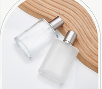 Botol Semprot Parfum Isi Ulang 30ml/50ml/100ml dari Kaca dengan Pompa Kabut Halus, Tutup Logam, Sablon & Pencetakan Stempel Emas Jiangsu
