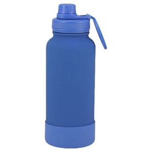 Bouteilles d'eau de sport de grande capacité 1000ML avec logo personnalisé, gobelet portable en acier inoxydable à double paroi pour l'extérieur avec couvercle - Product Image 1