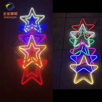 Luces LED Decorativas 2D para Exteriores, Resistentes al Agua IP65, de Alta Calidad, con un Índice de Realidad Cromática de 90, de 24 V-220 V, Marca Shengjia, Venta al por Mayor