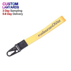 High Quality Printing Metal Hook Eagle Mouth Buckle Lanyard - Product Image 1