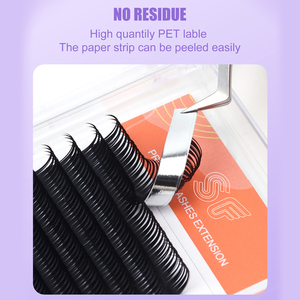 Extensiones de Pestañas Premade en Volumen 5D <span class=keywords><strong>Flora</strong></span> con Puntas Efecto Mojado - Product Image 4