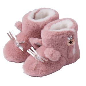 Femmes hiver épais en peluche chausson confortable intérieur pantoufles haut Pull <span class=keywords><strong>bottines</strong></span> daim semelle intérieure plat anti-dérapant pour les adolescentes filles - Product Image 2