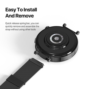 Correa de acero inoxidable Milán de alta densidad, adecuada para la correa del reloj inteligente Huawei, correa magnética de metal de moda de 18 mm para Huawei. - Product Image 6