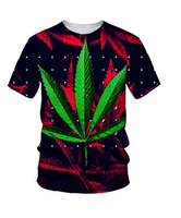 T-shirt graphique en polyester et élasthanne pour homme, imprimé en sérigraphie, style décontracté chic, vente en gros Fitspi Leaf