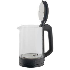 Wholesale 1500W Electric Kettle 2.5L Glass Body LED <b>Illumination</b> Light Automatic Power Household Use Cordless Design 360-Degree - Product Image 6