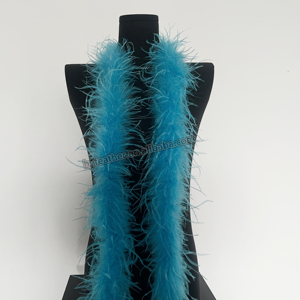 Boa de Plumas de Avestruz <span class=keywords><strong>Blancas</strong></span> <span class=keywords><strong>Baratas</strong></span> para Disfraces, Decoración de Fiestas en Casa, Bodas, Navidad, Manualidades, Vestidos de Baile y Accesorios - Product Image 3