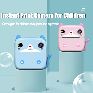 A21デジタルミニサーマルプリンター子供用ビデオカメラ2.4インチIPS猫インスタントプリント写真おもちゃ - Product Image 6