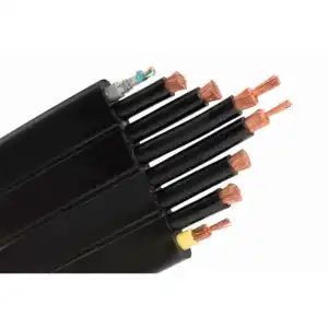 LSTKABEL-Cable plano de 12 núcleos de PVC, H07VVH6-F aislado, Cable elevador, Cable de viaje