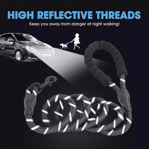 สายจูงสุนัขแบบยุทธวิธี ทำจากไนลอน ทนทาน ใช้สำหรับเดินทางนอกบ้าน พร้อมหูจับ EVA อุปกรณ์สำหรับสัตว์เลี้ยง สำหรับฝึกสุนัข วิ่ง และเดิน - Product Image 5