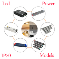 Conducteur/transformateur LED dimmable IP20 DC12V 24V 48V 60W 100W 150W 200W 250W 300W 350W 400w 0-10v Triac Power