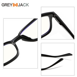 Gafas Greyjack TR90 con filtro de luz azul, montura cuadrada completa, gafas unisex con opción de lentes graduadas K041OP - Product Image 4