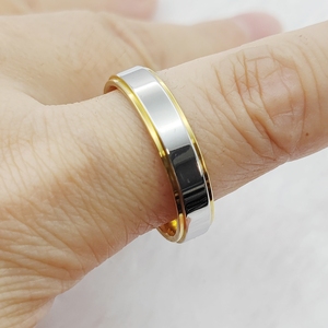 Sorpresa clásica 2024 anillo de boda de acero inoxidable tamaño grande 15 regalo de joyería para hombres marido novio o amigo - Product Image 3