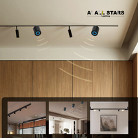 Rail magnétique encastré pour éclairage linéaire, spots LED de plafond, éclairage sur rail LED intérieur, haut-parleur Bluetooth