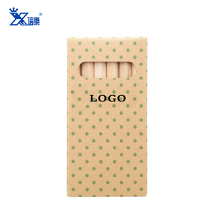 Kualitas tinggi kustom cetak kayu 6 buah kalour pensil warna set crayon de couleur boite profesional <span class=keywords><strong>Mini</strong></span> pensil warna - Product Image 4