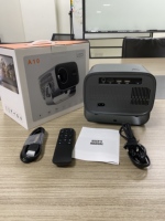Mini-projecteur A10 à prix d'usine, mise au point électrique, correction automatique de la distorsion trapézoïdale, 200 ANSI, 720P, Wi-Fi 4/5G, BT5.0, prend en charge la vidéo 4K, pour usage domestique