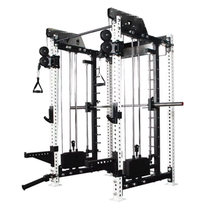 Nouvelle arrivée, rack multifonctionnel commercial - <span class=keywords><strong>Cage</strong></span> de <span class=keywords><strong>musculation</strong></span> robuste pour squats, développé couché et tractions, rack multifonctionnel - Product Image 1