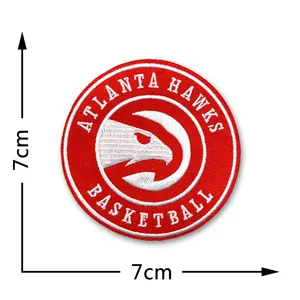 New Factory Direct Sales Sportswear Embroidery Labels Applique National Association Basketball Team Logo Patches