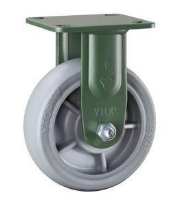 Rollenfabrik 4 5 6 8 zoll industrielle schwerlastgraue starre Polypropylen-Rollen - Product Image 2