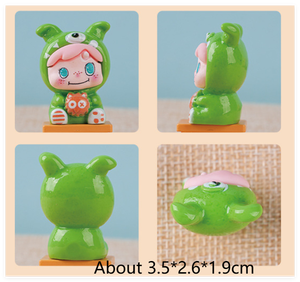 Juguetes en miniatura para niños, personas pequeñas 2026, bonitas muñecas de boda de dibujos animados, figurita para hombre y niño, pequeñas artesanías de resina para bebés y niños - Product Image 3