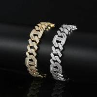 Collier pour chien Hip Hop Miami pour homme, diamant Moissanite VVS glacé, chaîne cubaine en or rose 14k 18k 24k en argent 925