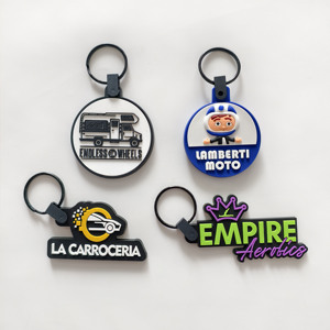 Khuyến mãi phim hoạt hình <span class=keywords><strong>Cap</strong></span> Logo PVC Keychain quần áo cao su công ty kinh doanh Logo Keychain cá nhân 2D 3D Silicone Keychain - Product Image 2
