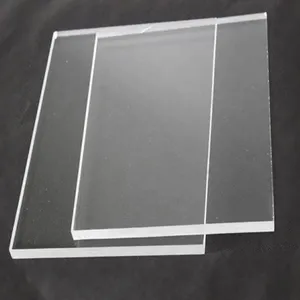 100% jungfräuliches Rohmaterial 1mm 2mm 3mm dünne durchsichtige Kunststoff platten 1,2x2,4 feuerfeste Acryl platte