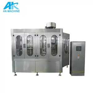 Carbonated Beverage Filling Machine / 6000BPH Beverage Bottling Filling Line / Soft Drink Production Line