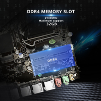 Carte mère HISWISER Intel B365 / H310 LGA 1151 Double canal DDR4 128 Go de RAM Intel I211 3 ports LAN POE Intégrés GTX 1650