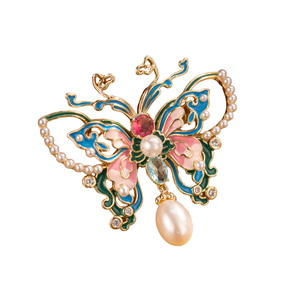 高級婦人用エレガントコートブローチ、ラグジュアリーな雰囲気、エナメル塗装の蜂模様、クリスタルメッキ技術、ジルコン、真鍮合金 - Product Image 4