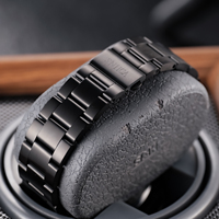 OBLVLO mode Black Tech PVD étoile montre automatique en acier inoxydable lueur étanche montres mécaniques pour hommes d'affaires CAM-STAR