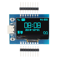 Papan Pengembangan ESP32-C3 dengan Layar PMOLED 1,3 Inci (128x64) WiFi untuk Modul IoT Antena Keramik
