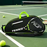 Sac de sport pour raquette de tennis KOP Custom OEM imperméable avec compartiment 3PK et compartiment ventilé pour chaussures