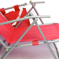 Chaise de plage brésilienne, sac à dos de plage, chaise inclinable, siège pliable léger, 2 positions