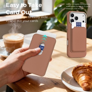 เคสโทรศัพท์มือถือแบบแม่เหล็กด้าน สำหรับ iPhone 17 12 13 14 15 16 Pro Max 17 Air พร้อมช่องใส่บัตร ป้องกันการกระแทก ฝาหลังแบบขายส่ง - Product Image 3