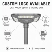 Lampu Jalan Taman LED Tenaga Surya Terintegrasi AC 40W 50W Aluminium IP65 Tahan Air Penerangan Lanskap Luar Ruangan Jalan Desa Area Pedesaan