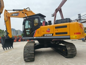 Excavatrice sur chenilles d'occasion Sany SY335H 33 tonnes 335h Prix avantageux 365H 395C Caterpillar 320D Moteur ISUZU Roulement Kawasaki - Product Image 4