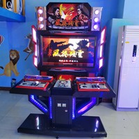 Machine de jeu d'arcade à monnayeur 55 pouces en métal, jeu de combat vidéo Tekken 7 Retro Street Fighter, version anglaise, 2 joueurs, à vendre